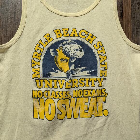 80s Myrtle Beach State University Funny Tank Top - Picture 3 of 5